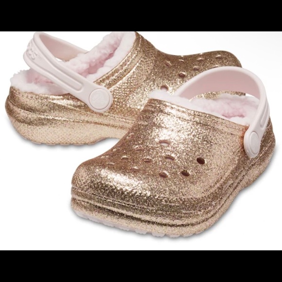 Classic Glitter Lined Clog size 3 - Picture 2 of 3